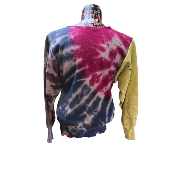 Vintage Champion Reverse Weave All-Madden Team Tie-Dye Sweatshirt L - Picture 3 of 5